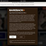 Accounts Of Bareback Plus