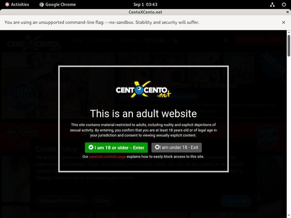 Centoxcento.net Free App