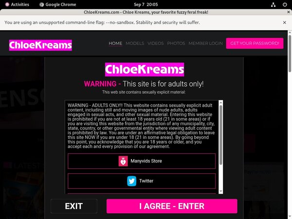 Chloekreams Com Logins