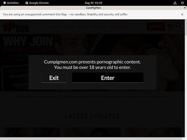 Cum Pig Men Premium Logins