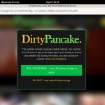 Dirty Pancake Account Login