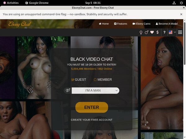 Ebony Chat Free Account