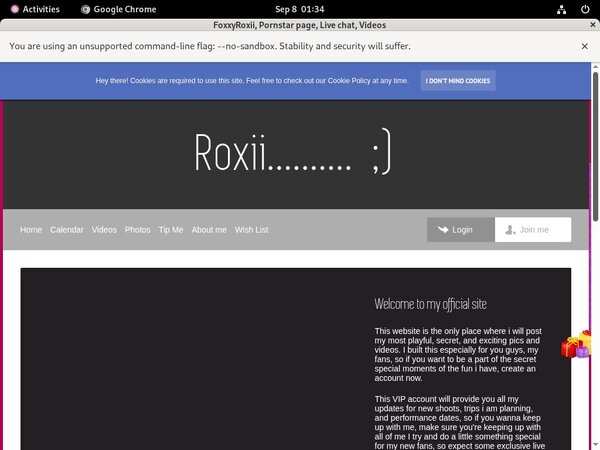 FoxxyRoxii Day Trial Membership