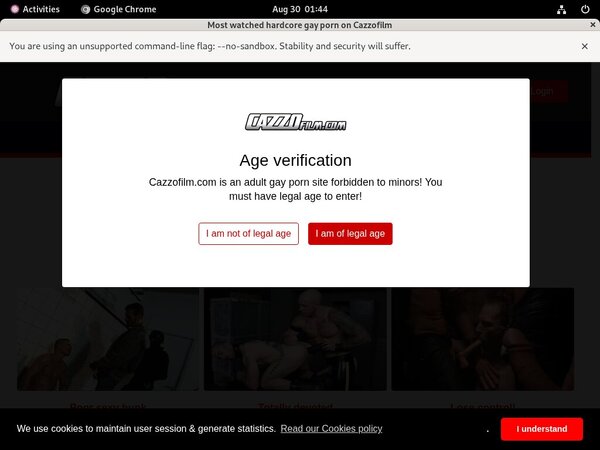 Free Cazzo Login Account
