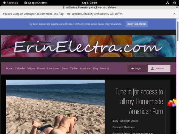 Free Erin Electra Membership Discount