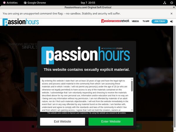 Free Passionhours.com Account Passwords