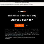 Free Sexlikereal.com Passwords 2018