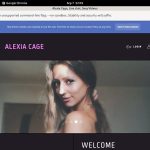 Get Free Alexia Cage Passwords