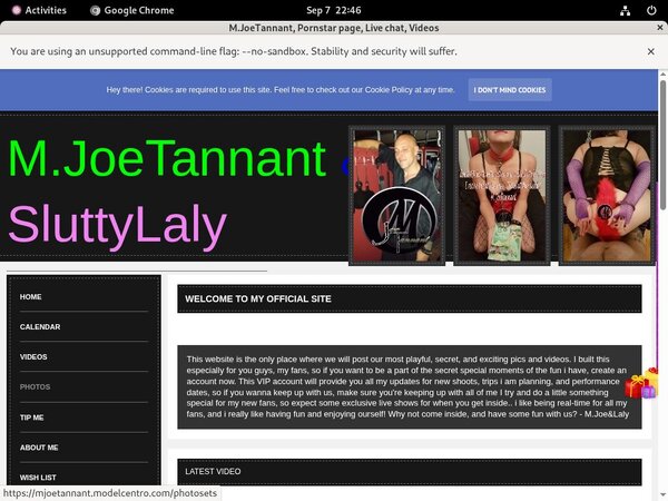 Get M.JoeTannant Deal