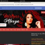 Get MistressAlexya Free