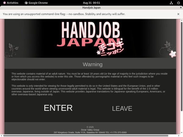 Handjobjapan.com Checkout Form