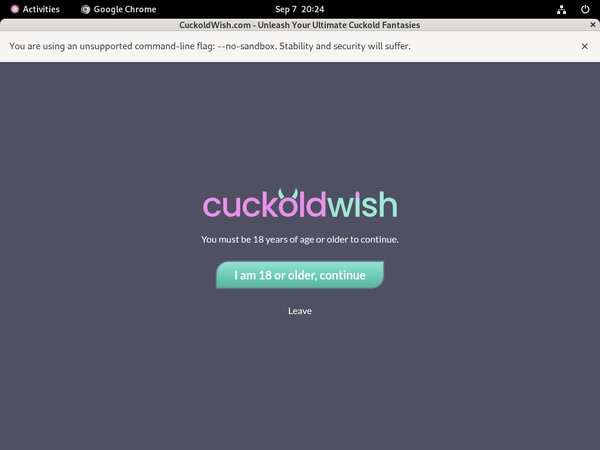 How To Get A Free Cuckoldwish.com Account