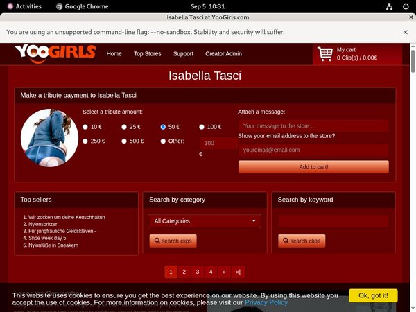Isabella Tasci Account Free