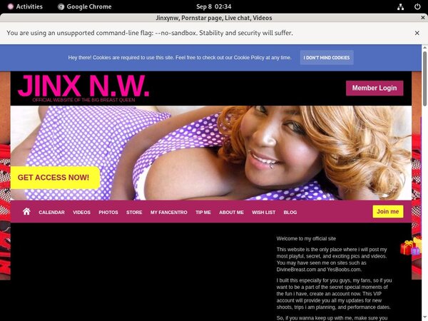 Jinxynw Porn Account