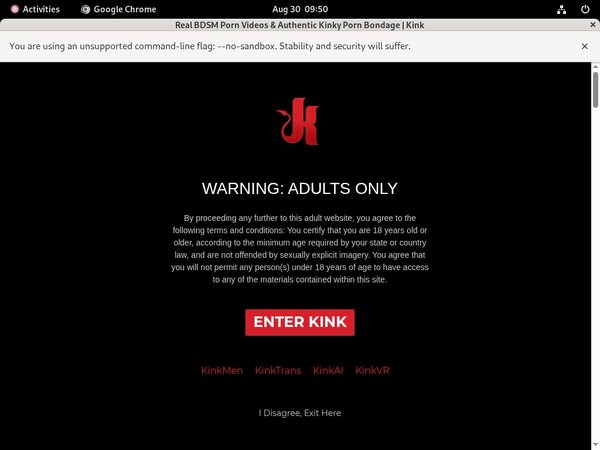 Kink.com Login Info