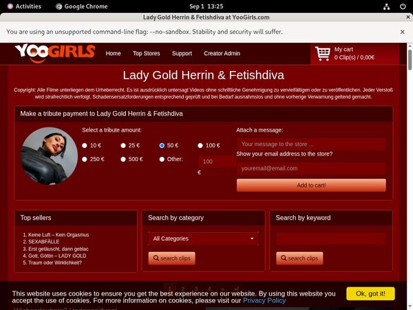 Lady Gold Fetishdiva Free Hd
