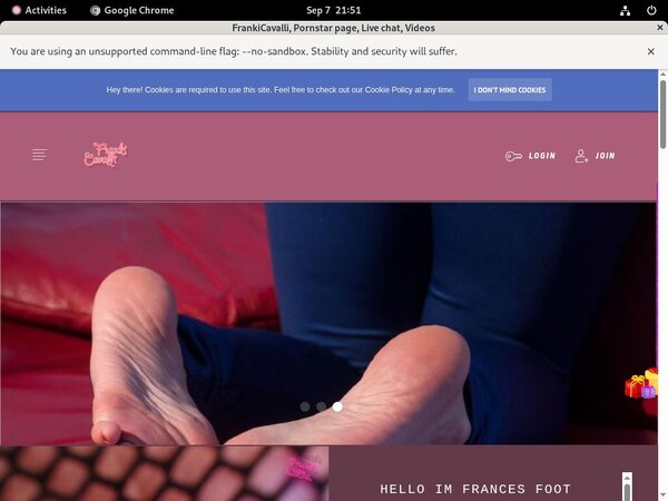 Make Frances.modelcentro.com Account