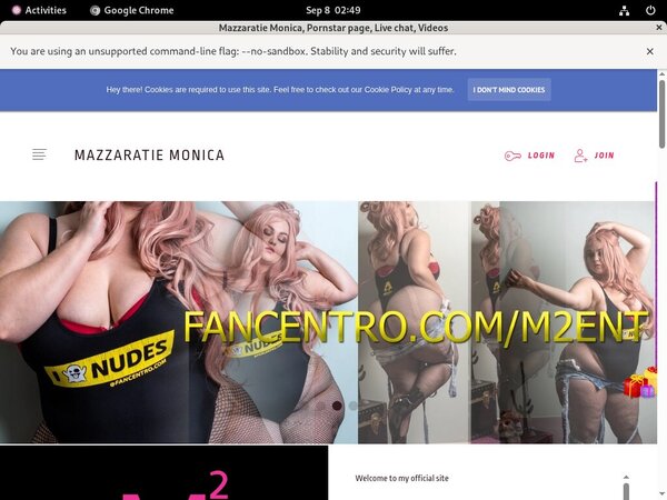 Mazzaratie Monica Wachtwoord