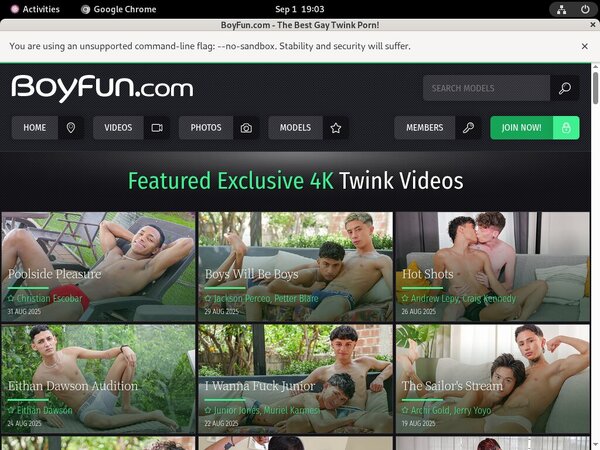 New Boyfun.com Account