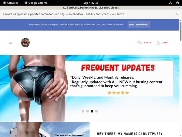 New DJ ButtPussy Site Rip