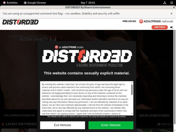 New Distorded.com Passwords