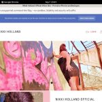 NikkiHolland Sign Up Page