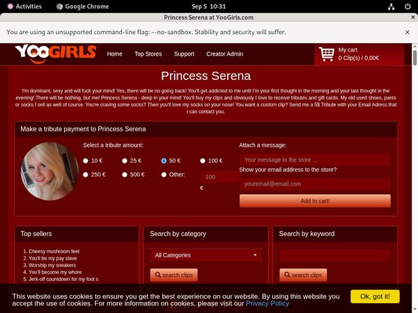 Princess Serena Idealgasm