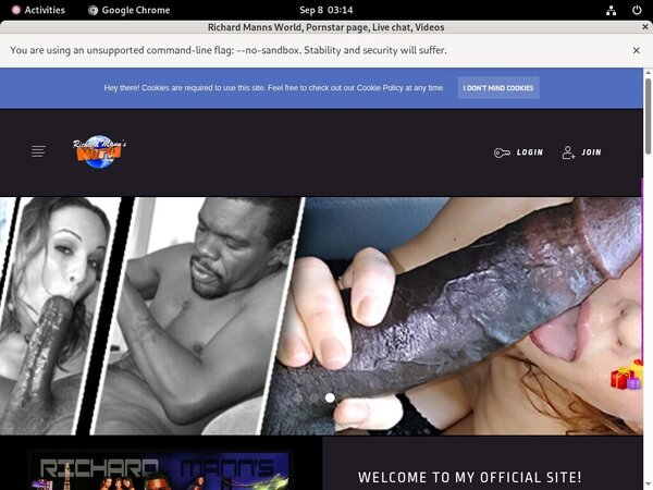 Richardmannsworldlive.modelcentro.com Special Discount