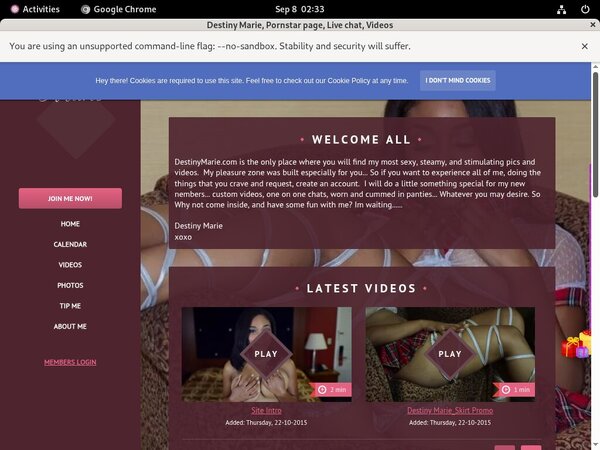 Sexxidestiny.modelcentro.com Password