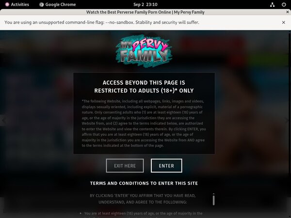 Signup For Mypervyfamily.com With Paypal