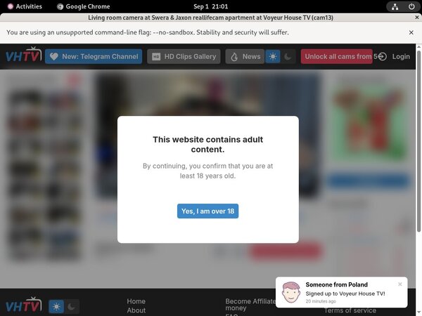 Voyeur-house.tv Accounts Working