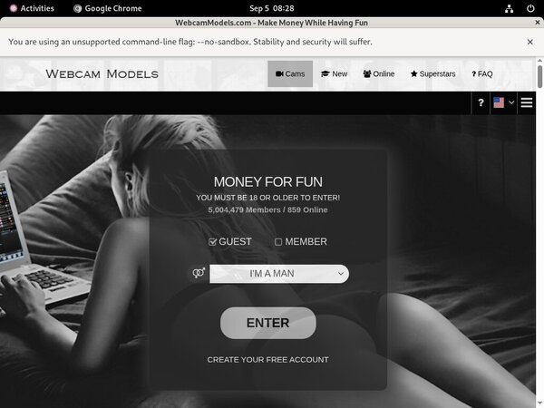 Webcam Models 1 Day Trial