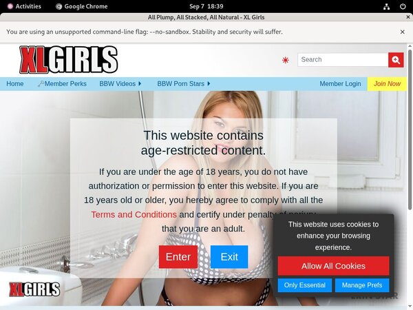 XL Girls Network Password