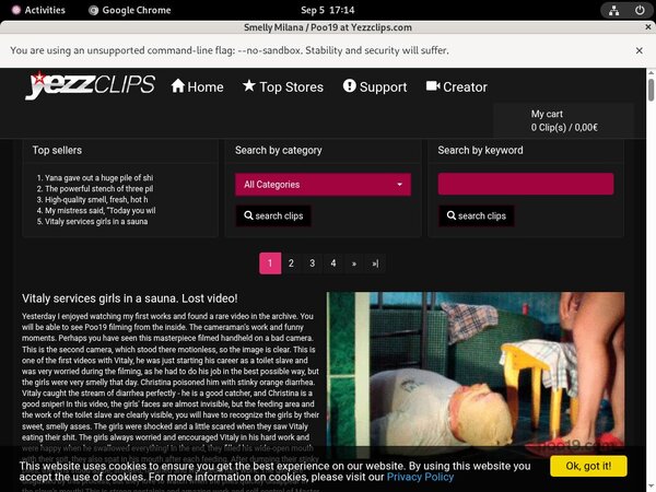Yezzclips.com Ad