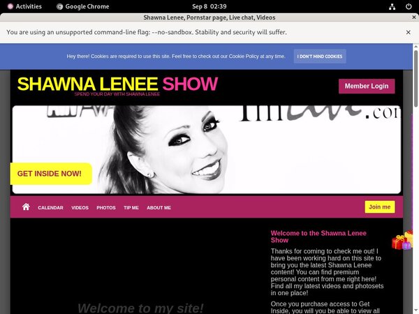 Shawna Lenee Vendo Page